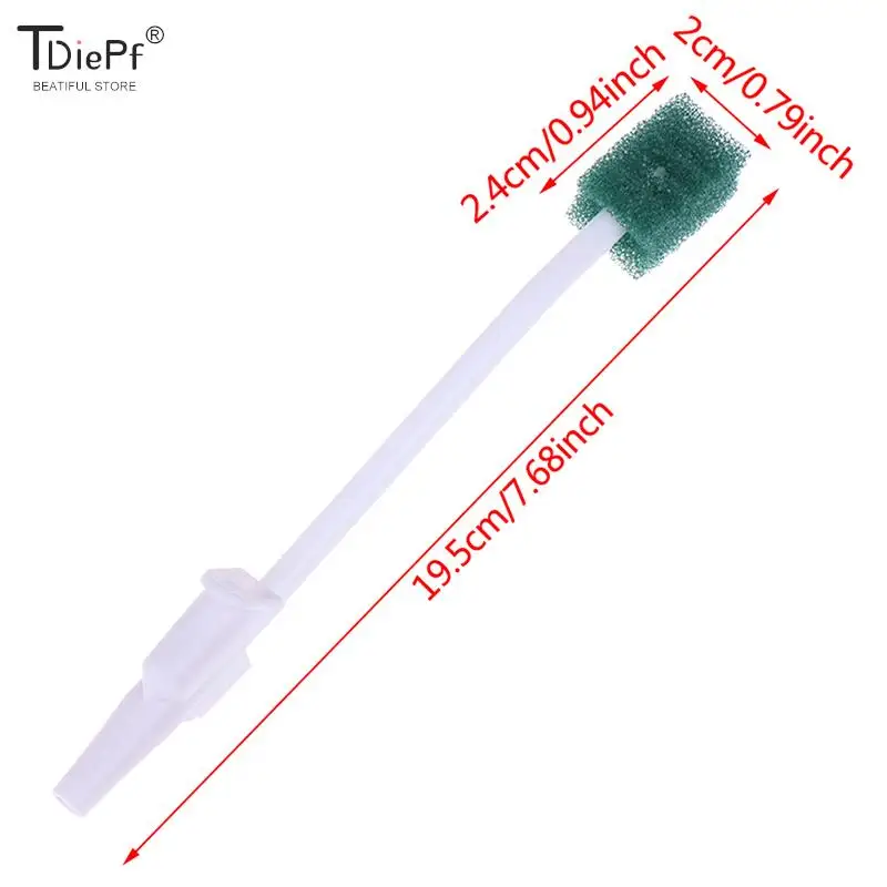 Disposable Medical Sponge Toothbrush ICU Suction Swab Oral Care Single Use Suction Toothbrush System Oral Hygiene Green Head