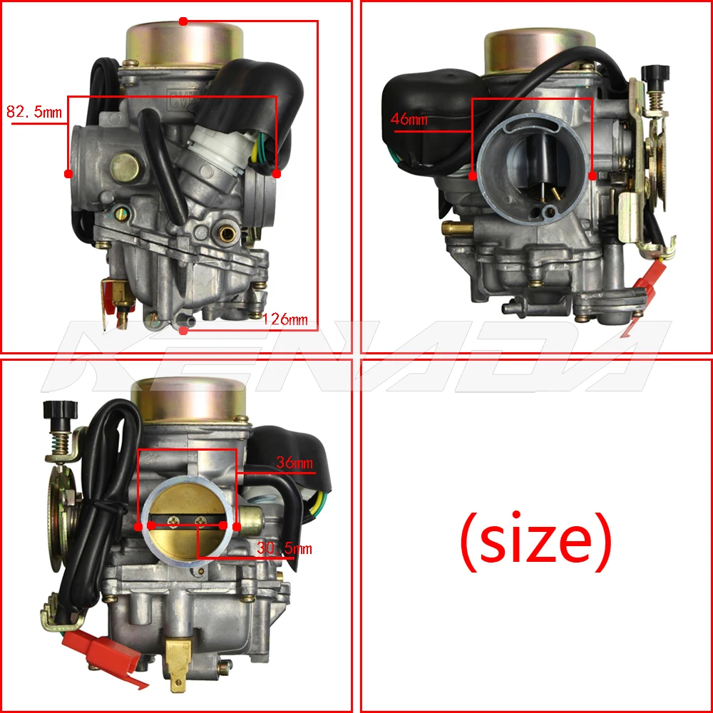 Carburetor Carb For SUZUKI AN 250 BURGMAN Skywave Burgman Linhai Aeolus VOG 260 300 TANK 260 YP250 XINGYUE 260 Cvk30 Cvk 30mm