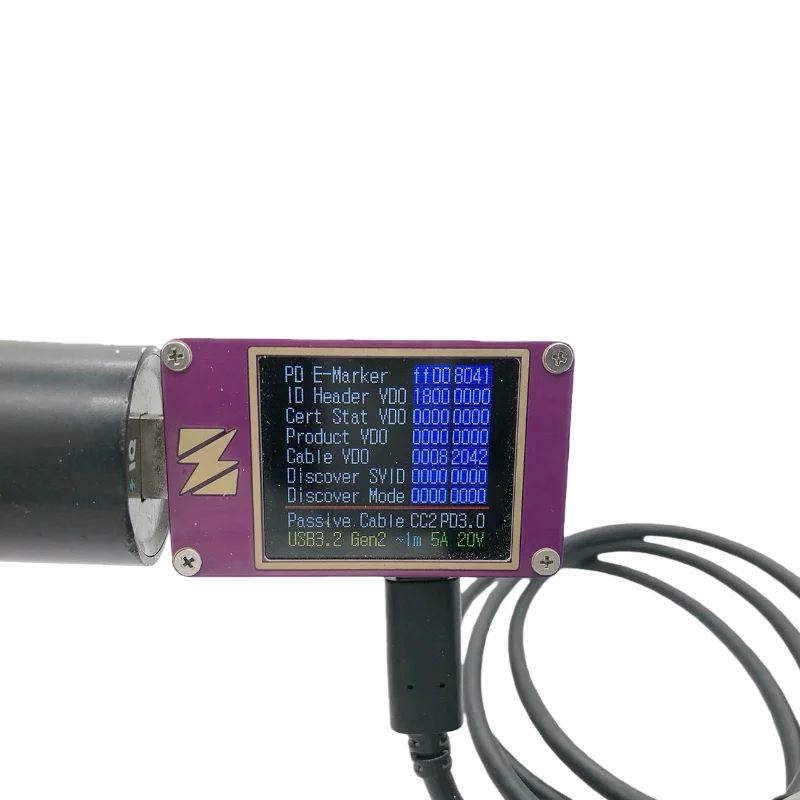 لكابل نقل البيانات USB-C لينوفو، سرعة نقل سريعة 10 جيجابت/ثانية، من النوع C ذكر إلى ذكر، 1 متر/3.28 قدم، متوافق مع الكمبيوتر المحمول