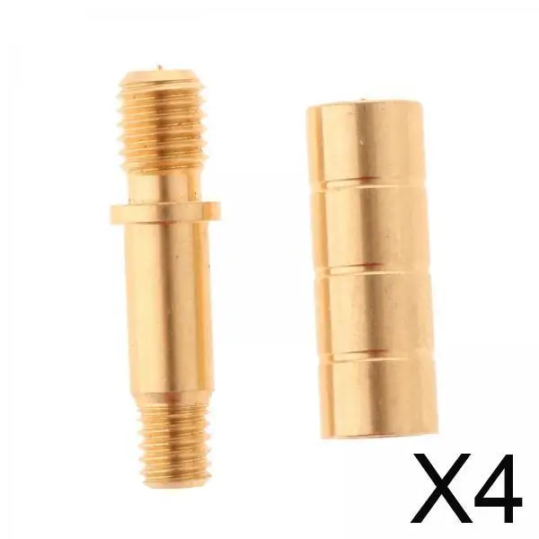 

4x Billiard Cue Joint Screw, Billiard Cue Extension Joint, Heavy Duty Billiard Extension Rod , Shaft Accessories,