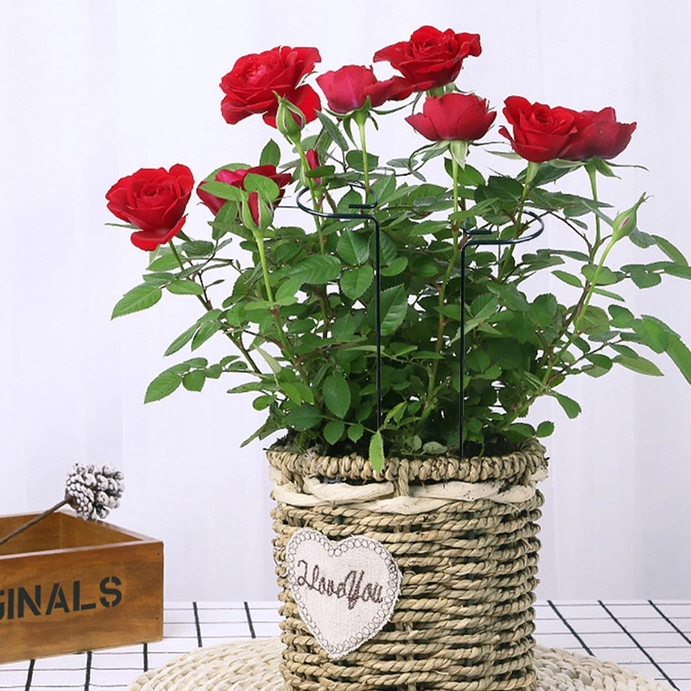 

10Pcs Green Plant Support Climbing Trellis for Potted Plants Weatherproof Garden Supplies Plant Climbing Trellis