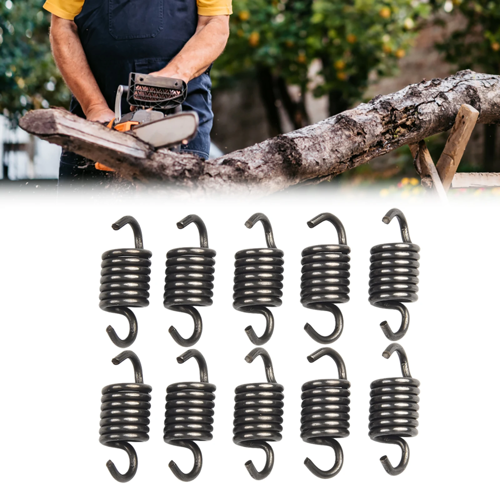 10pcs Clutch Spring Chainsaw Parts For 017 018 020 021 023 025 MS170 MS180 MS181 MS210 MS230 MS231 MS241 MS250 MS251 Chainsaw