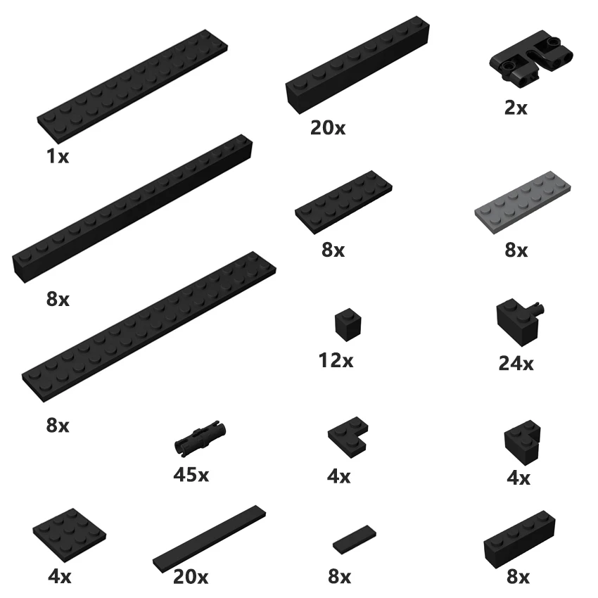 AQUARYTA Building Block Freely Combined Baseplate 16x16 Compatible 65803 48x48 Baseboard Border Pixel Painting Special Board