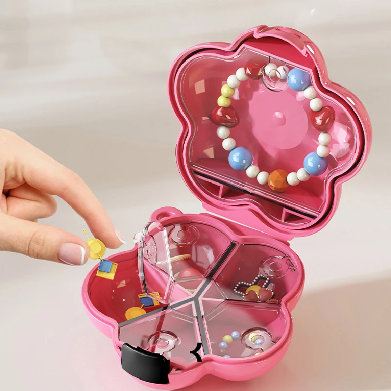 Boîte de rangement de médicaments multi-compartiments Portable, conteneur de pilules de voyage de qualité alimentaire avec compartiments scellés pour comprimés