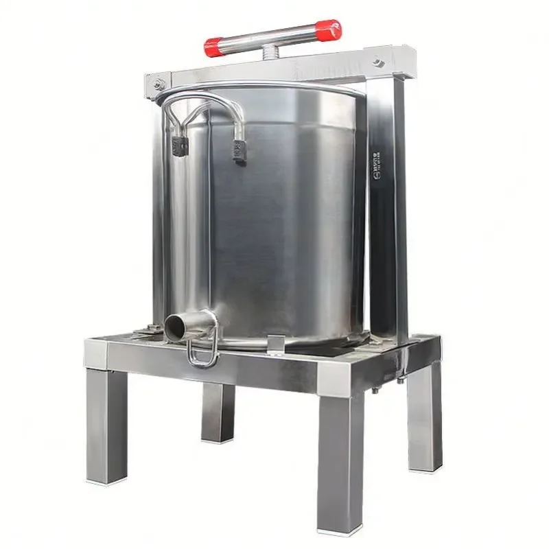 Stainless steel manual fruit press juicer honey processing and beeswax press