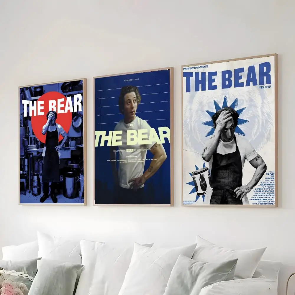 T-The Bear Season Poster High-definition  poster stickers, suitable for bedroom, living room, home decoration