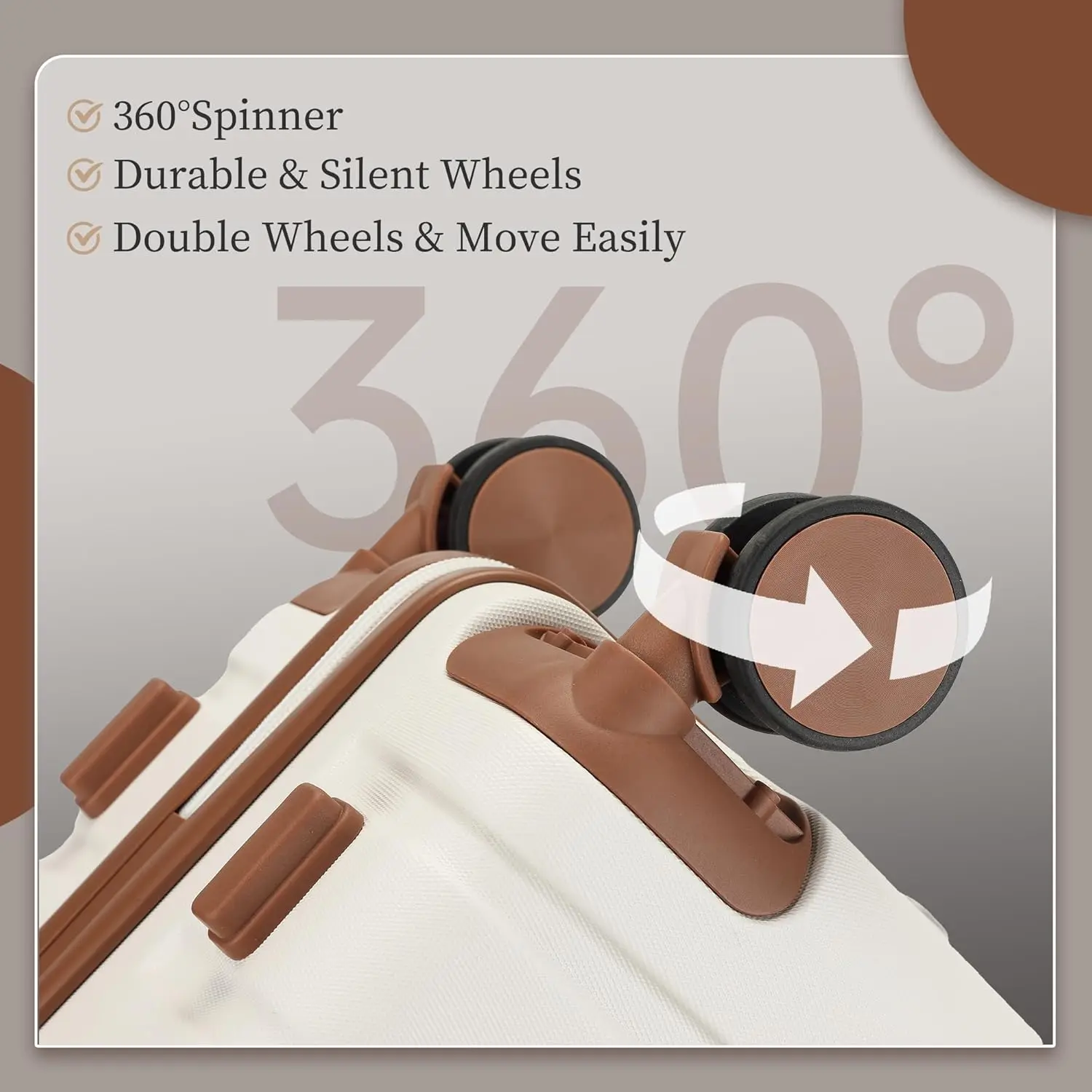 20 Inch Airline Approved Hardside Spinner Carry-On Luggage with 22x14x9 Dimensions, Durable Hard Shell Suitcase for Travel