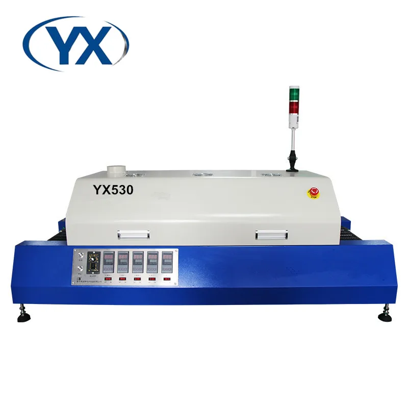 

SMT Hot Air Desktop YX530 Heating LED Strip Light Reflow Soldering Oven Machine