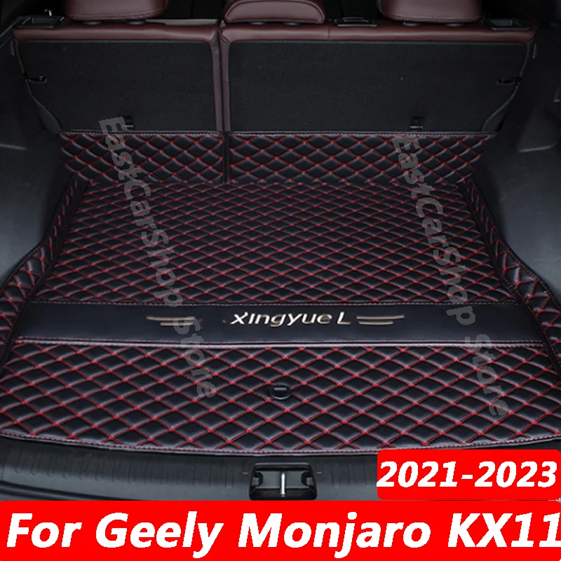 

For Geely Monjaro KX11 Xingyue L 2021-2023 Car Trunk Mat Boot Liner Tray Car Rear Cargo Mat Protective Pad Accessories Cover