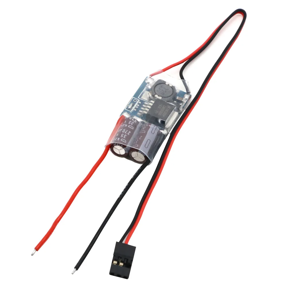 RC UBEC 3A 5A 7A 15A Lowest RF Noise BEC Full Shielding Antijamming Switching Regulator For Rc Drone Boat Car Helicopter