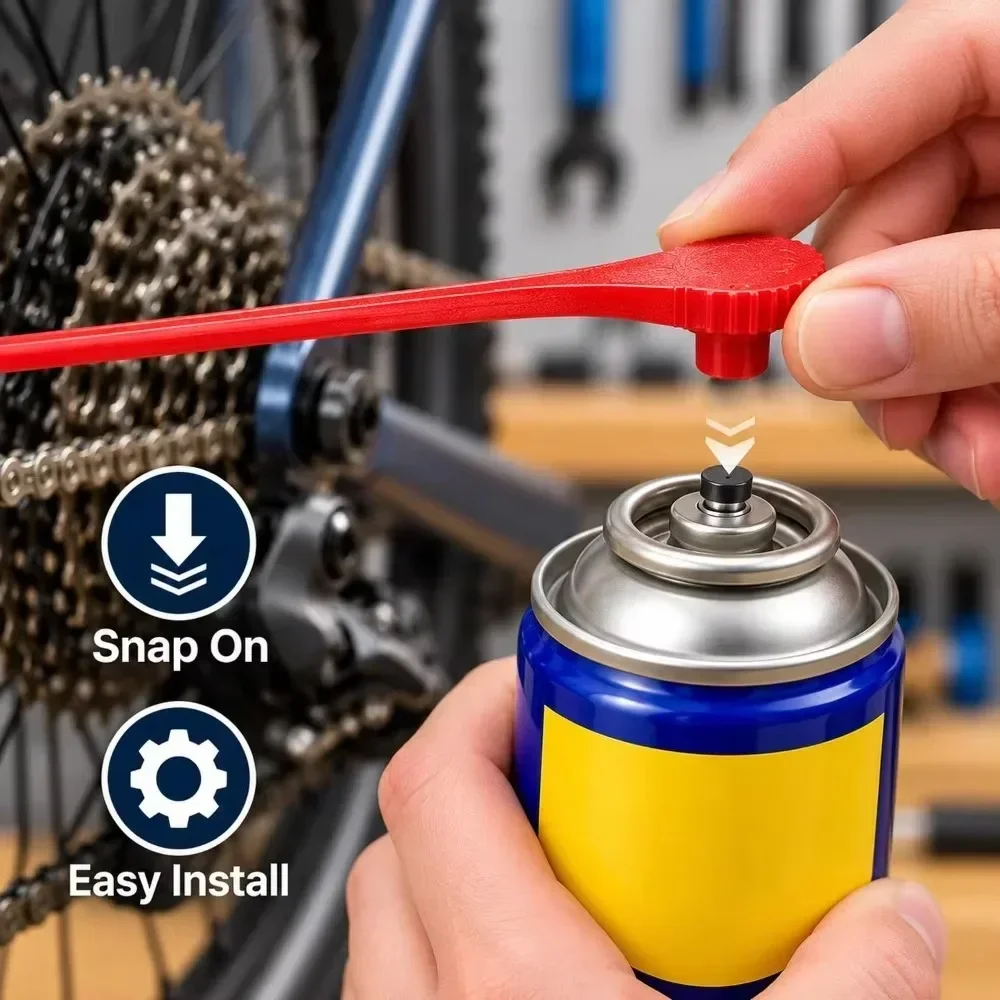 5pcs 3mm/4mm Rotating Nozzle Tube Holder for Spray Cans Achieve for More Precise Spraying Reduce Waste Spray Cans Car Parts