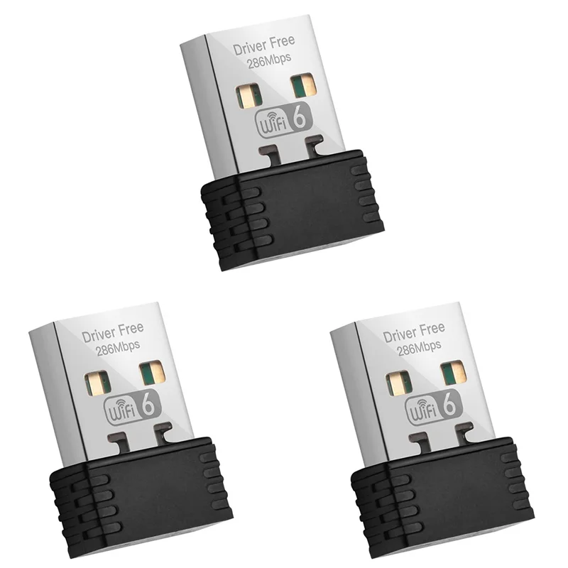 -A96Z 3X Wireless Wifi 6 Adapter AX286 802.11Ax 2.4Ghz Free Driver USB Network Card For Win7/10/11 Computer Mini Wifi Receptor