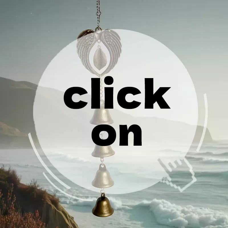 جرس الرياح المعدني، زخرفة معلقة من الحديد المطاوع مع سلسلة، حديقة خارجية، ديكور منزلي #3