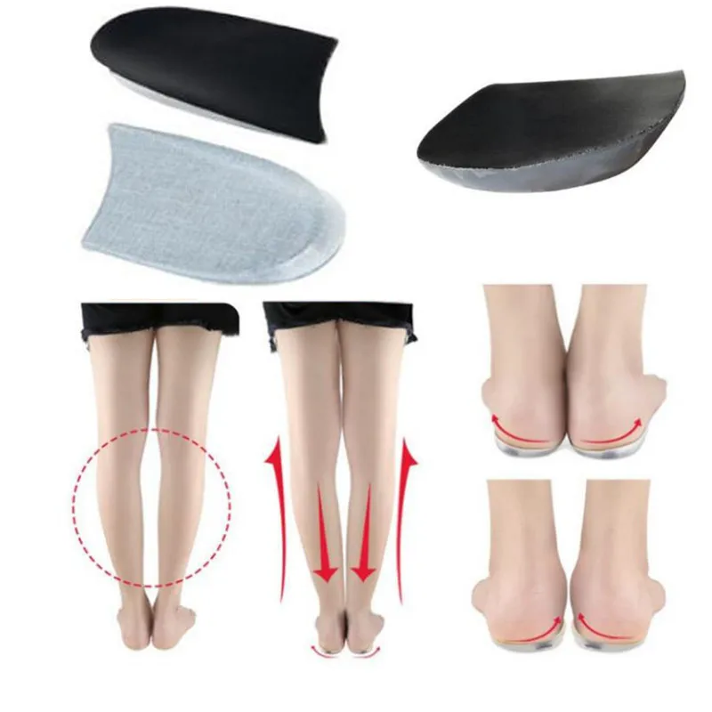 1 Pairs GEL O/X Legs Correction Orthotics Orthopedic Correction Pad Outside Or Inside Gel Insole Orthopedic Support Insoles