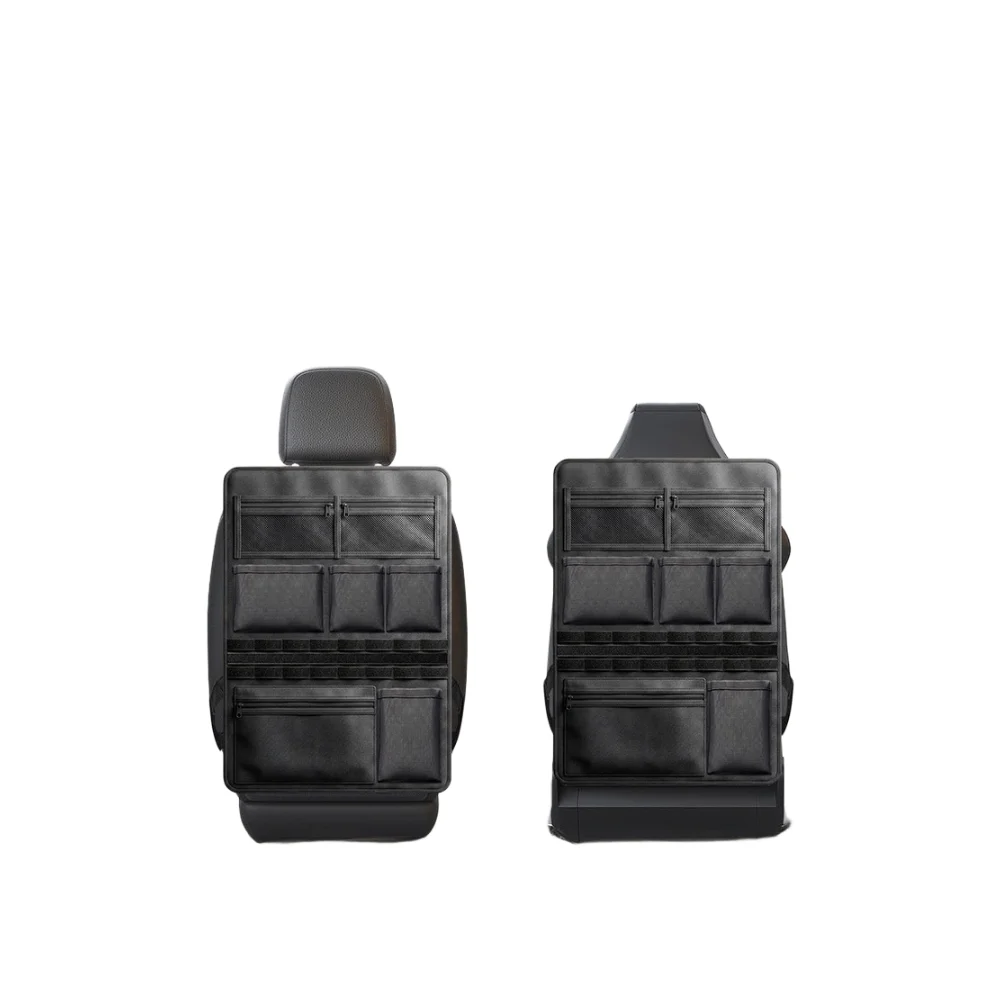 

Car Seat Back Organizer Storage Bag 600D Oxford Fabric Multi Pocket Waterproof Black For SUV Sedan Truck Interior Accessories