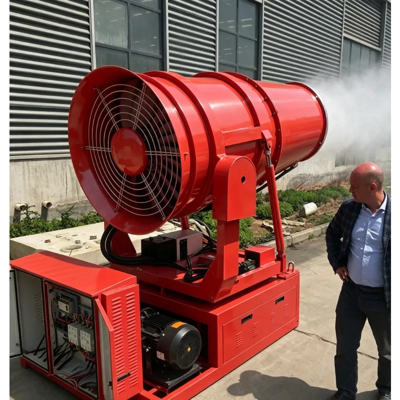 High Efficiency Fog Cannon Farm Sprayer Machine / Mist Cannon Sprayer Fog Machine / Fog Cannon Machine