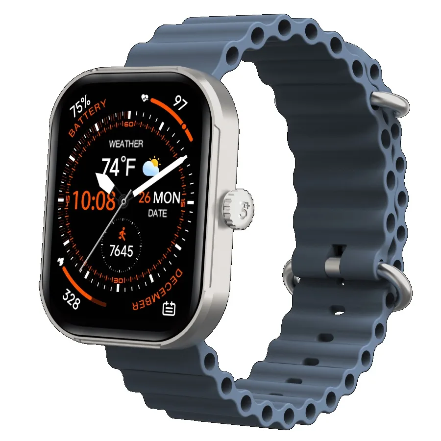 

Умные часы MEGA с AMOLED-экраном 2.02 дюйма/Проведение звонков/Мониторинг сна/Измерение пульса/100+ режимов тренировок/Быстрый ответ/Совместимость с iPhone