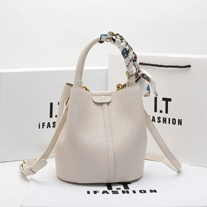 

Bag 2025 new bag women's bag crossbody bag spring and summer high-end feeling leather handbag bucket bag box bag