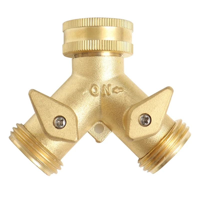 Hose Barb 3/4" Female Thread 2 Way Brass Ball Pipe Fitting Connector Dropship image 2
