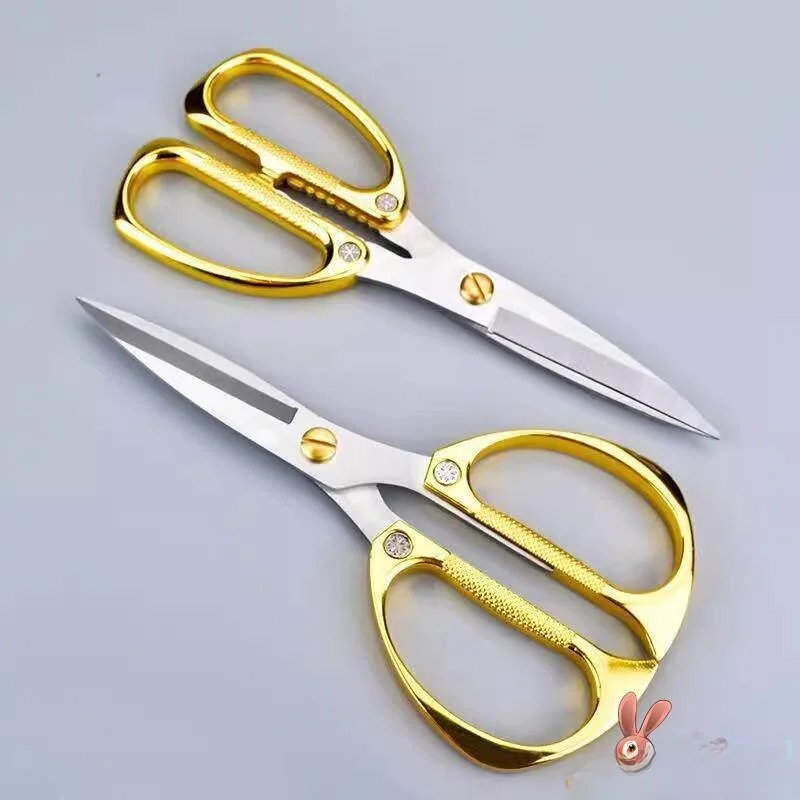 

Прочные ножницы из нержавеющей стали 304, многофункциональные кухонные и портновские ножницы большого размера для домашнего использования и повседневных нужд