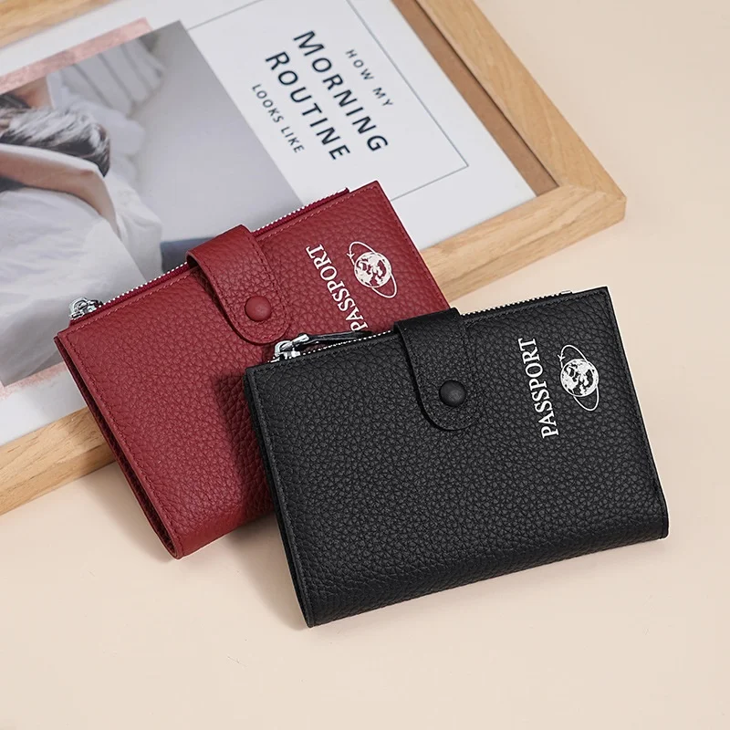 genuine-leather-passport-holder-travel-document-bag-men-women-wallet-protection-cover-functional-small-bag-pure-color