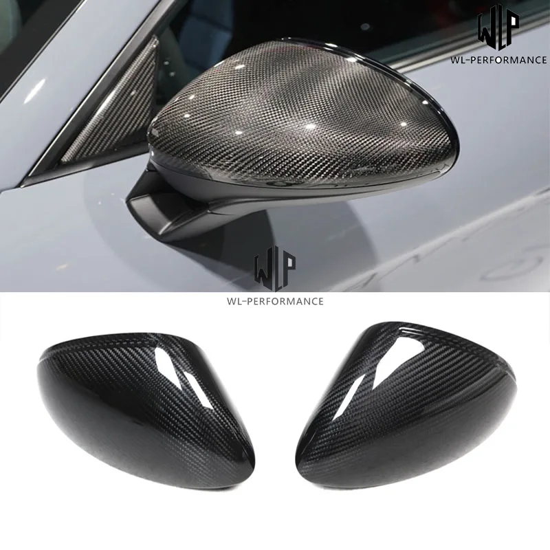 718 Rearview Mirror Shell Points High Quality Carbon Fiber Dry Carbon Durable Car Body Kit  for Porsche  2016-2023