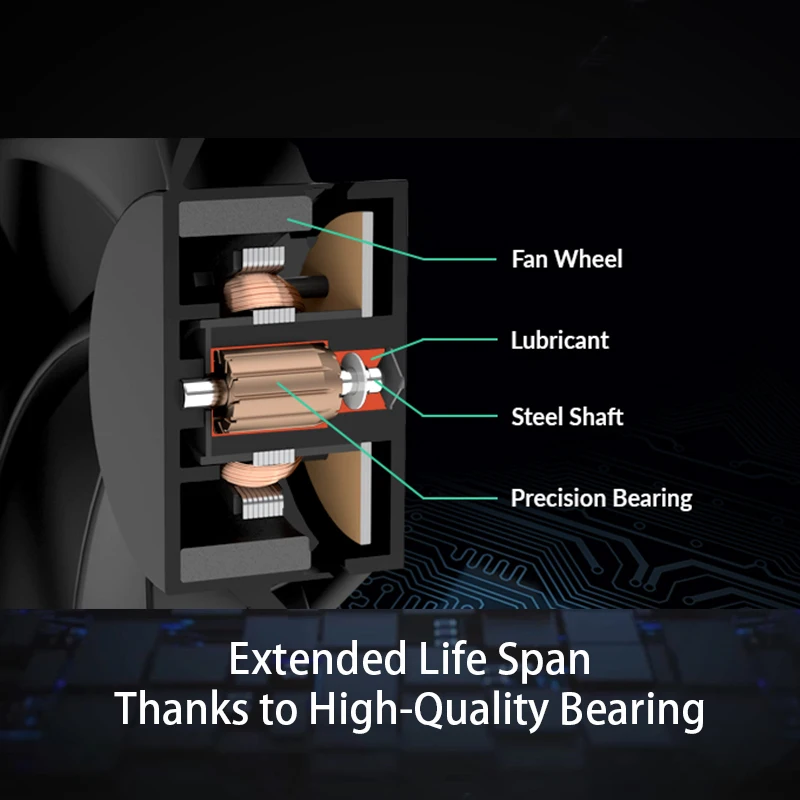 مروحة ARCTIC P8 Max عالية الأداء 80 مم، يتم التحكم فيها PWM 500–5000 دورة في الدقيقة، تحسين الضغط الثابت، محمل ديناميكي سائل