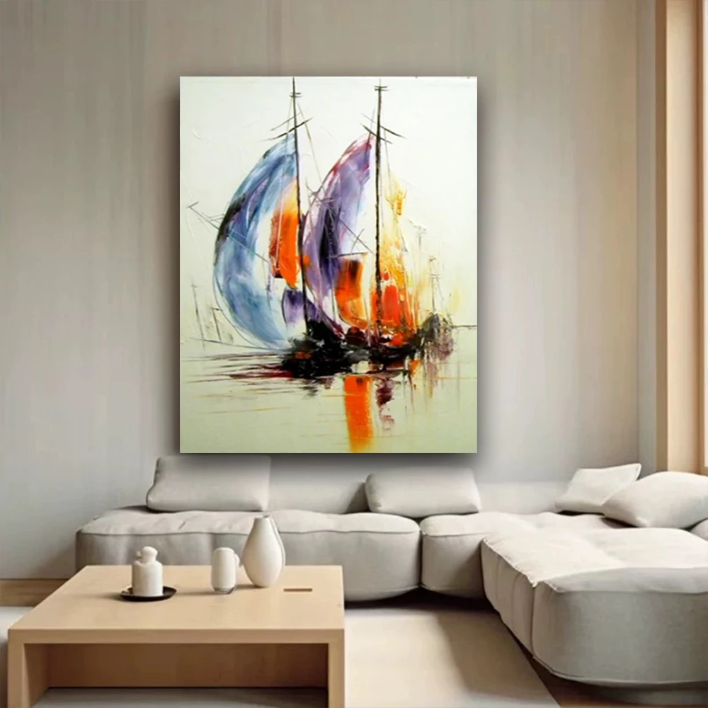 100% Hand Painted European Style Oil Painting Kids On Beach Canvas Wall Picture Beach View Wall Pictures For Living Roomwall Art