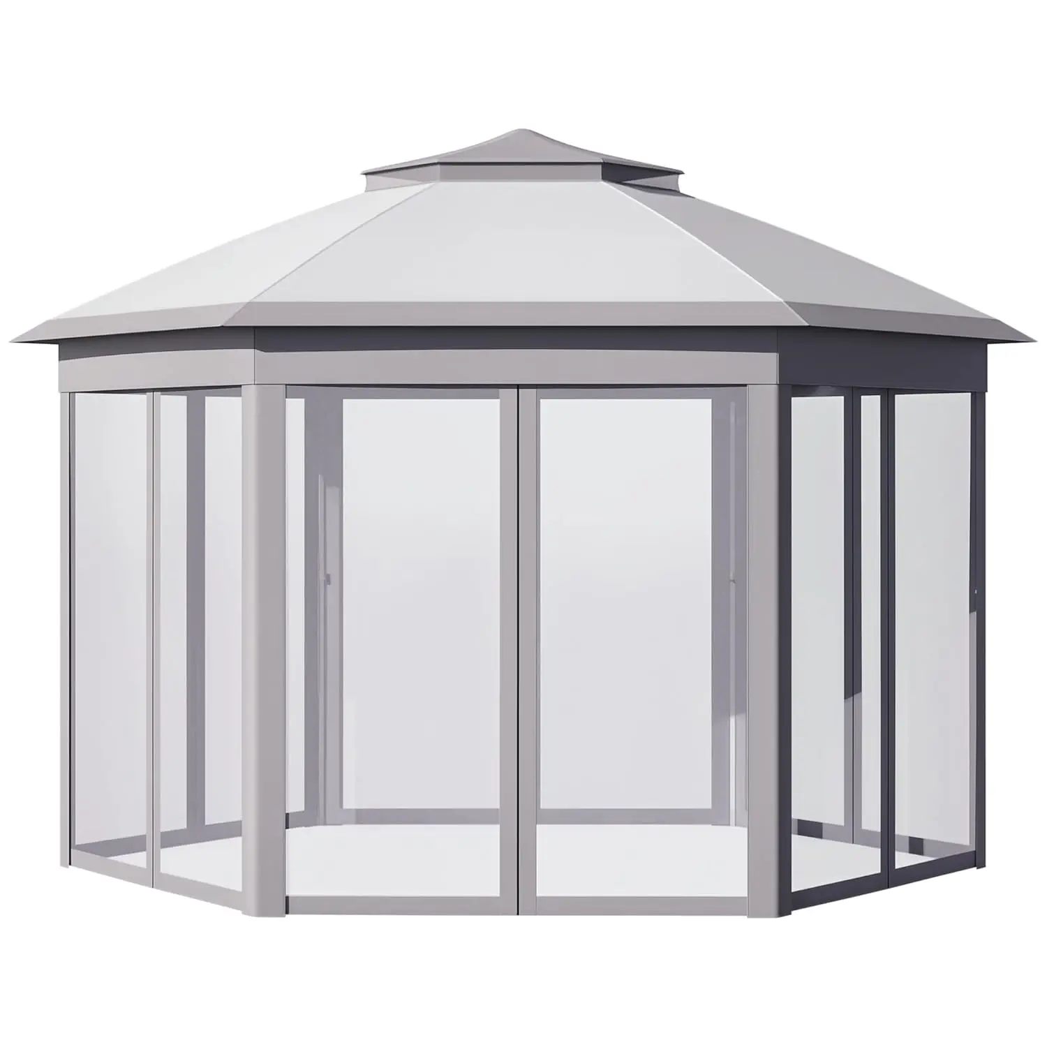 

11x13ft Pop Up Gazebo Canopy Tent Zippered Mesh Sidewalls Carrying Bag Patio Garden Backyard Event Shelter, Custom