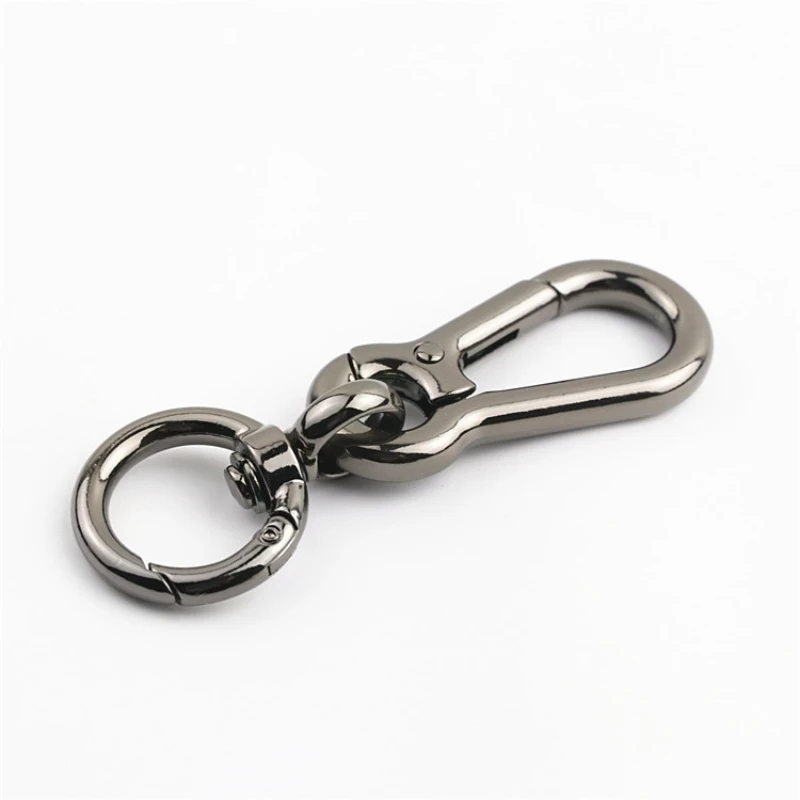 New Tail Ring Spring Hook Clasp Light Gold Key Ring Lobster Clasp Dog Clasp Connect Bag Hardware Accessories