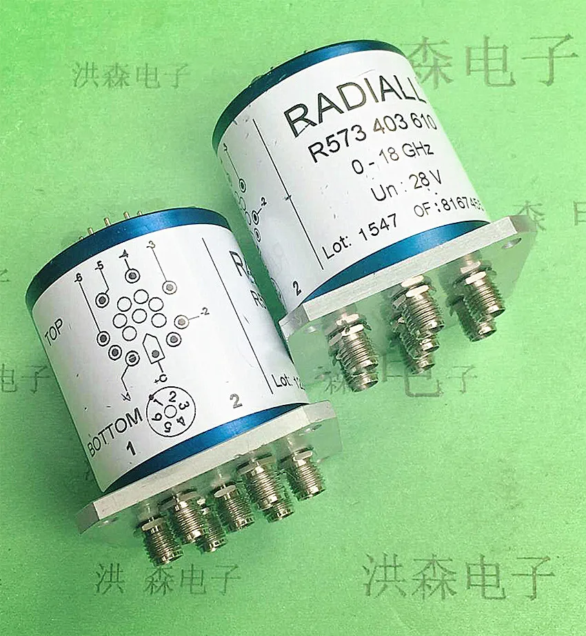 

RADIALL R573403610 SP6T DC-18GHz 28V RF SMA RF microwave coaxial switch