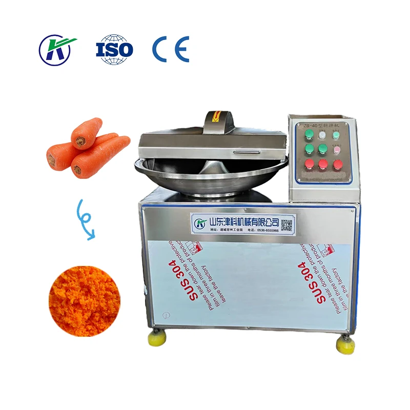 40L Multifunction Meat Bowl Cutter Mixer High Speed Ground Meat Chopping Machine Fruits Vegetables Cutting and Mixing Machine
