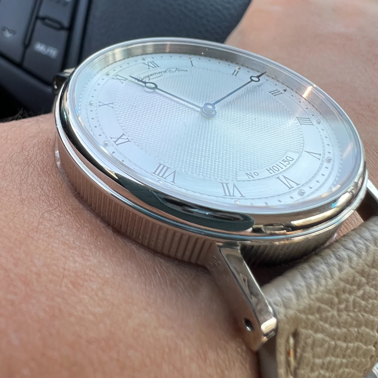 Escape Time 38.5mm Men's Quartz Watches Stainless Steel Watch Case Sapphire Mirror Waterproof Replica 5177 Dress Twatches