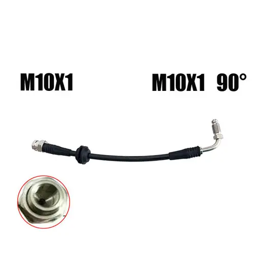 M10 10X1Automotive Hydraulic Brake Pipe Steel Wire Braided Brake Steel Throat Clutch Oil Pipe Inches Offroad Suspension Lift Kit - Image 22