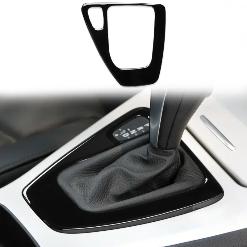 Autocollant de panneau de changement de vitesse intérieur de voiture, couvercle décoratif, garniture pour BMW Série 3, E90, E92, 2005-2008, 2010,