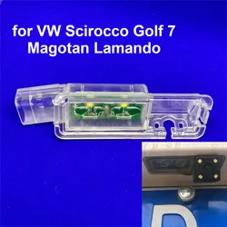 Car Rear View Camera Bracket Mount License Plate Light Housing for VW Golf 7 Magotan Scirocco CC T-ROC Lamando