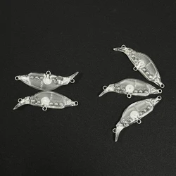 Señuelos Minnow de hundimiento sin pintar para perca, lucio y trucha