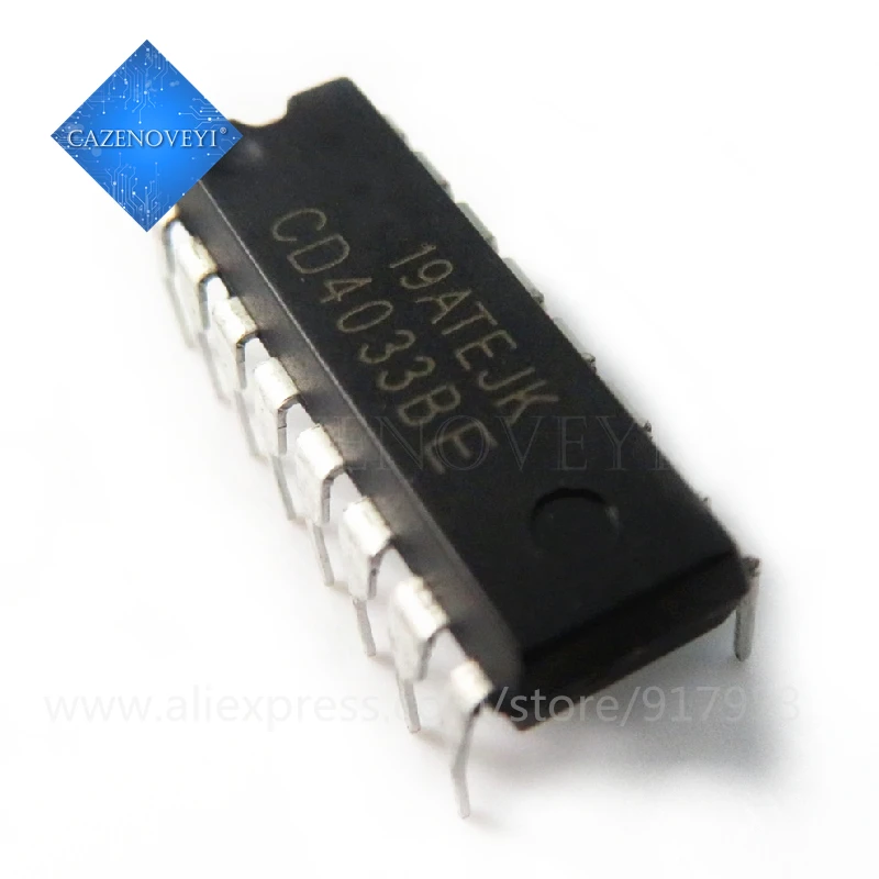 10pcs/lot CD4033BE CD4033 4033BE