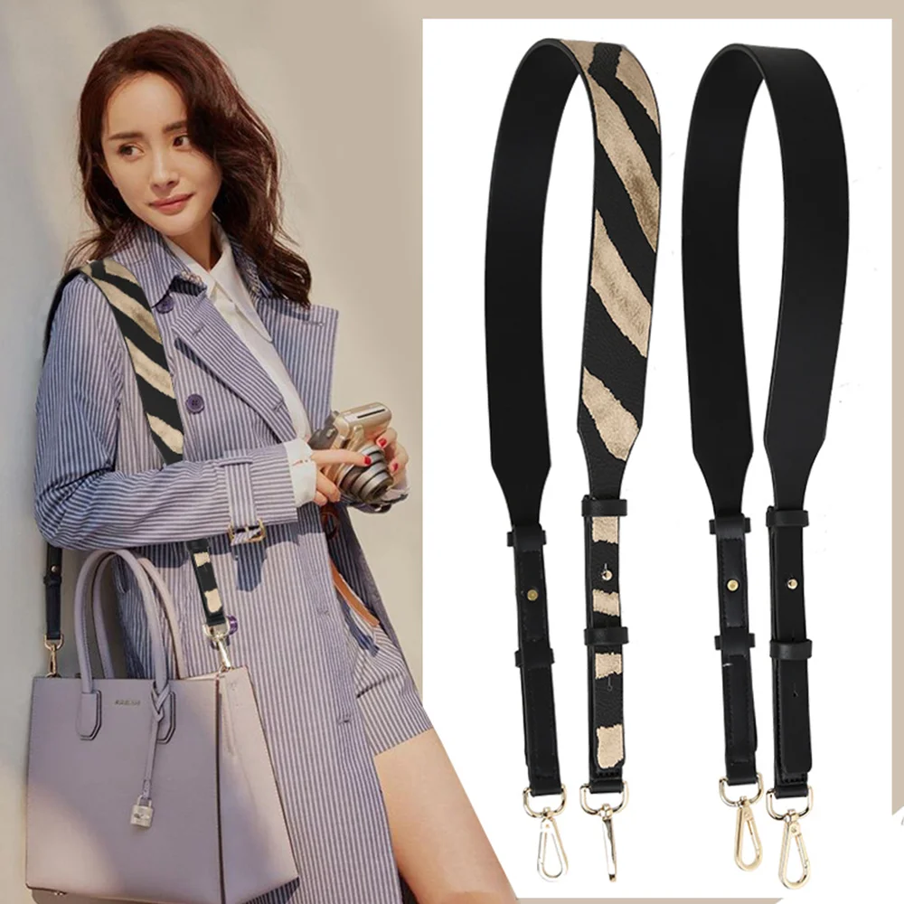 

Spring And Summer New Water For MK Hundred Towers Solid Color Contrast Colored Bag Strap With Adjustable Bag Accessories