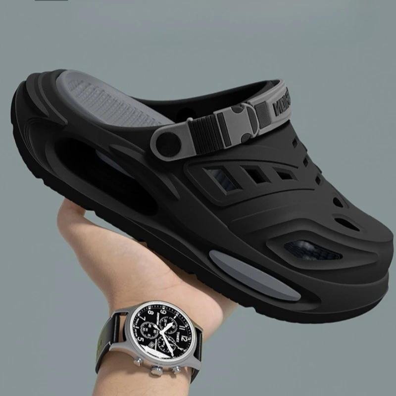 Summer Men's and Women's Cave Shoes Fashion Breathable Sandals with Removable Insoles...