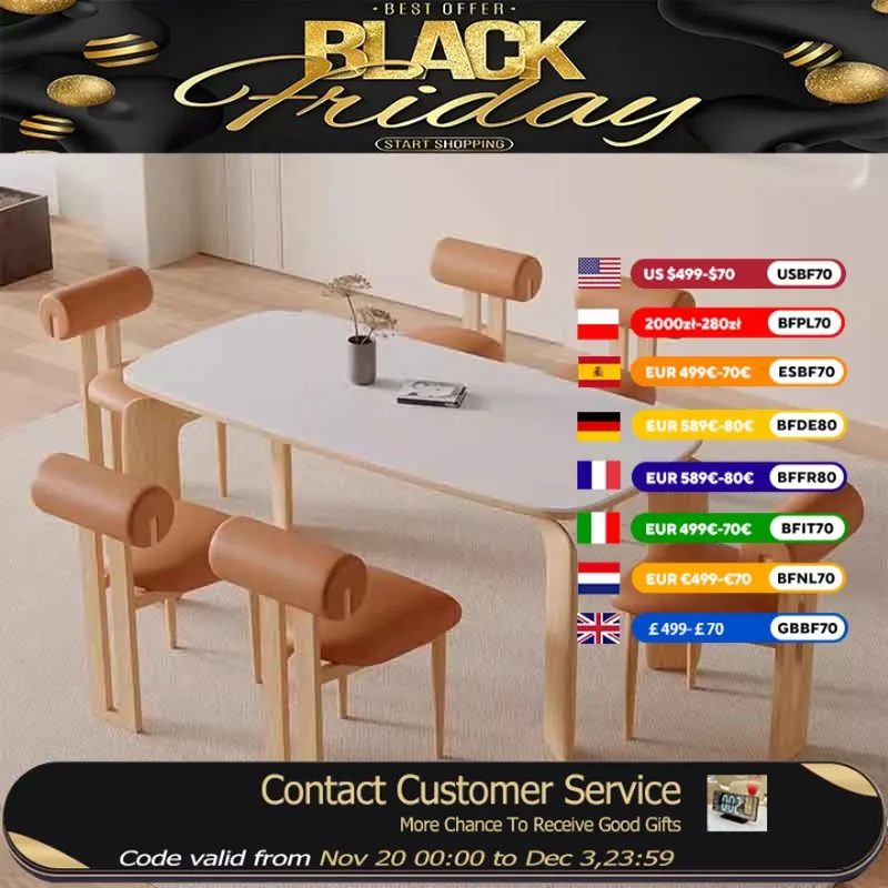 

Обеденный стол для гостиной, кухни, вечеринки, пола, большой центральный обеденный стол, ресторан, овальная скандинавская мебель Mesas De Comedor, мебель для дома