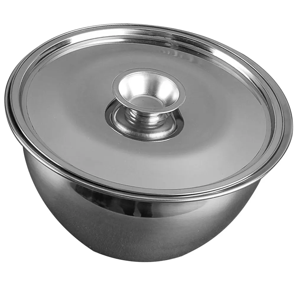 

Stainless Steel Oil Container with Cover for Kitchen Large Capacity MultiPurpose Grease Holder OilPot Storage Basin FruitWasher