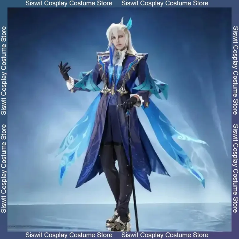 

Neuvillette Cosplay Costume Game Genshin Impact Fontaine Uniforms Clothing Accessories Full Set Anime Carnival Party Dress Up