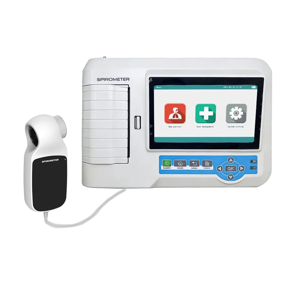 Lung Function Checking Instrument SP100 Digital Spirometer FVC VC SVC MVV Standard Pulmonary Breathing Diagnostic Device
