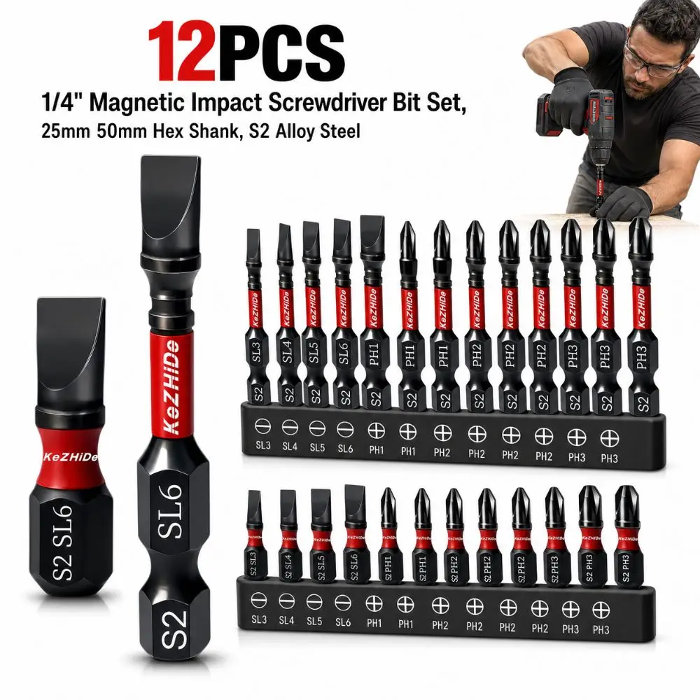 12PCS 1/4
