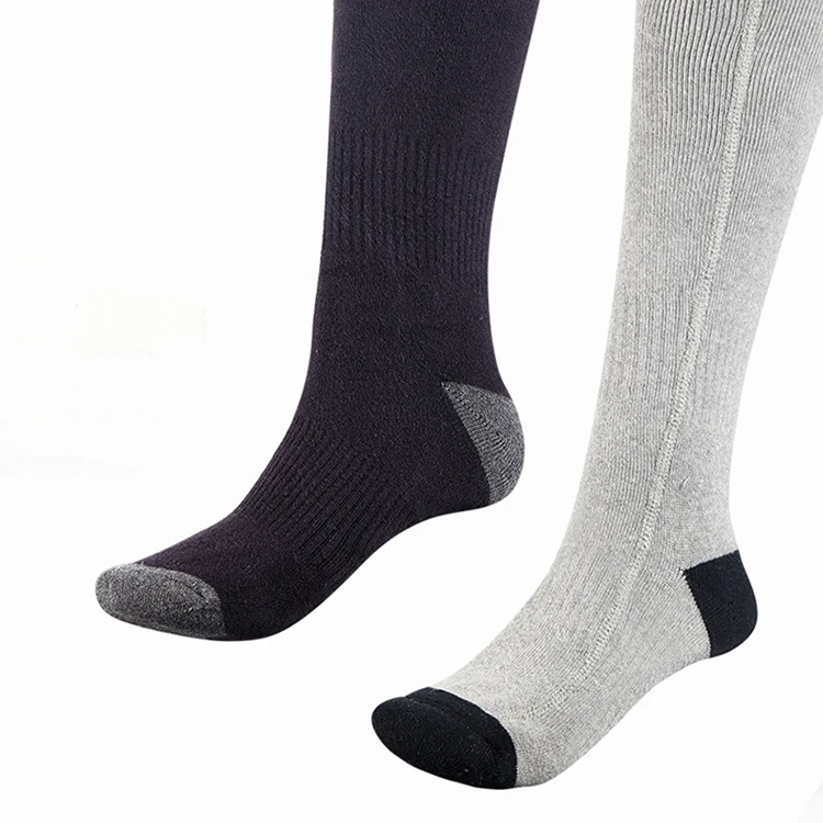 Winter warm sports men and women temperature control rechargeable battery heating socks