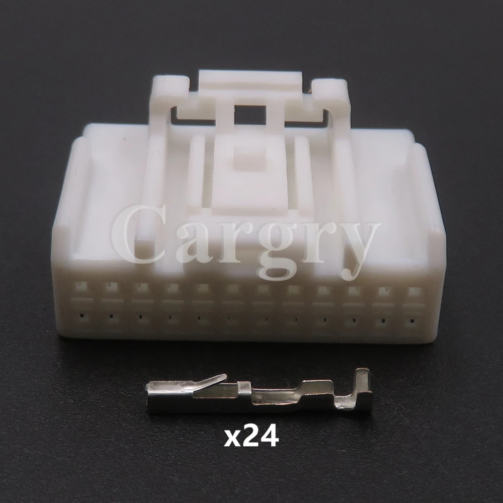 

1 Set 24P MG654102 AC Assembly Car Small Current Wire Cable Connector Automobile Plastic Housing Unsealed Socket