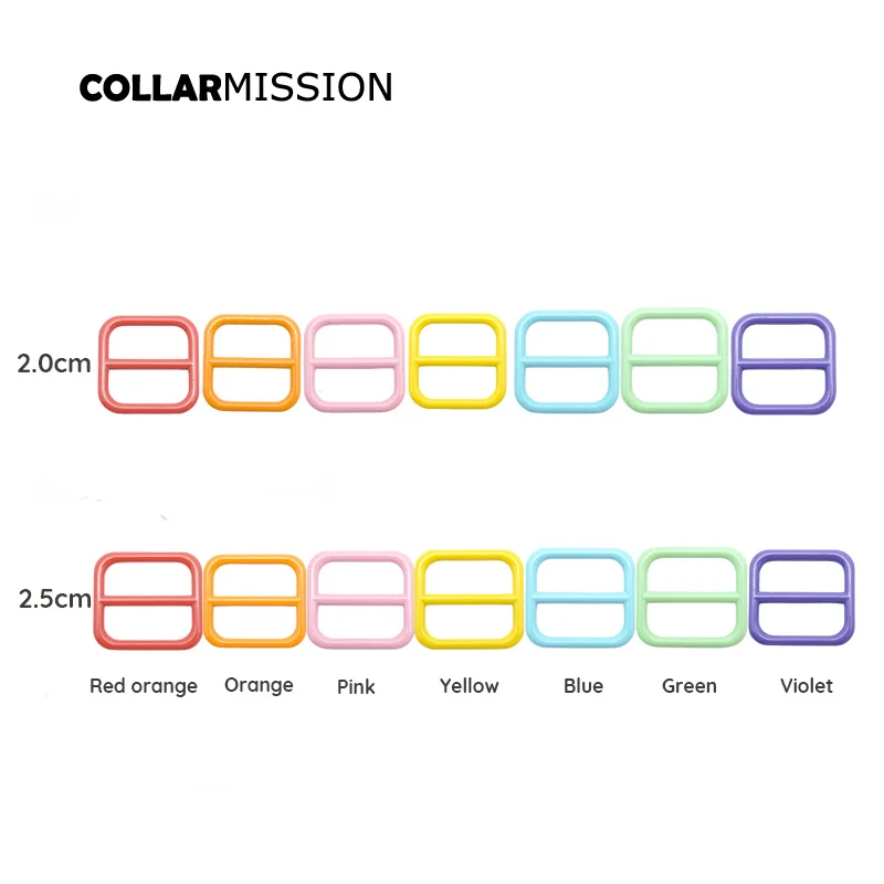 1pc Retailing spray paint metal clasp adjustable buckle for 20mm and 25mm Webbing diy dog collar accessory buckle 7 colours