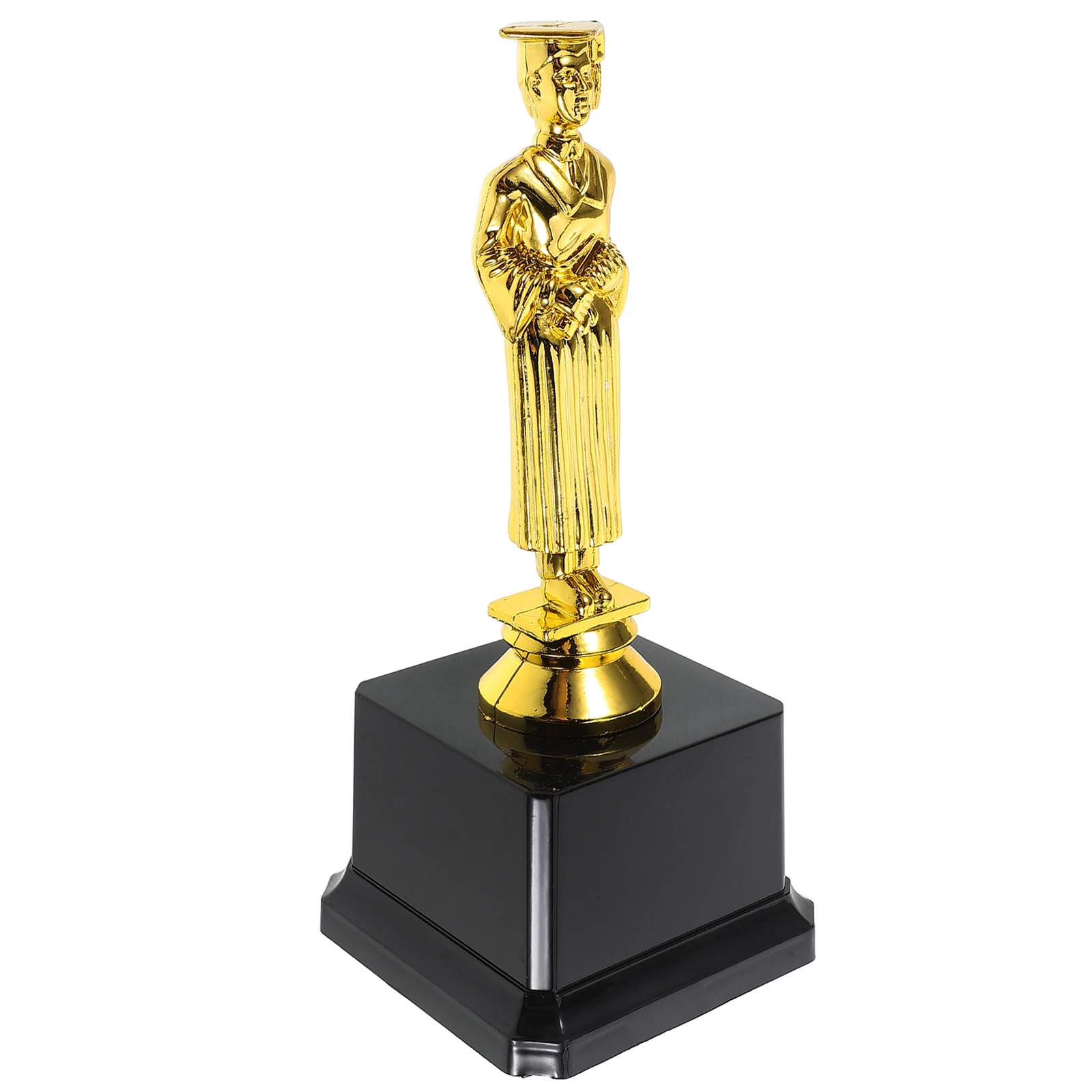 

Little Golden Man Plastic Trophies Graduation Awards Doctorate Recognition Funny Prizes Gift Cup Small Size School Rewards