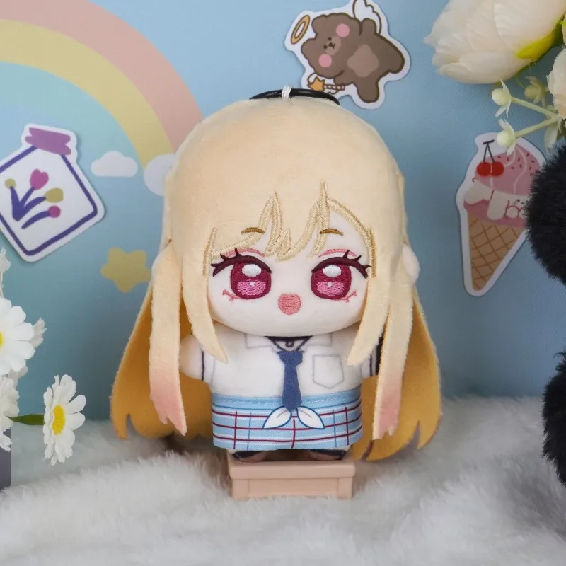 

My Dress-Up Darling Anime Kitagawa Marin 10cm Plush Doll Set Stuffed Toy Keychain Pendant Cute Collectible Gift for Fans Kawaii